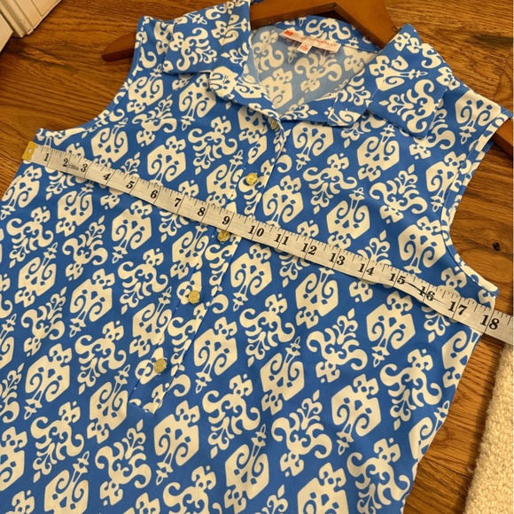 Jude Connally Jude Cloth Dress - Fleur De Lis Print size Medium, Hemmed - Picture 9 of 10